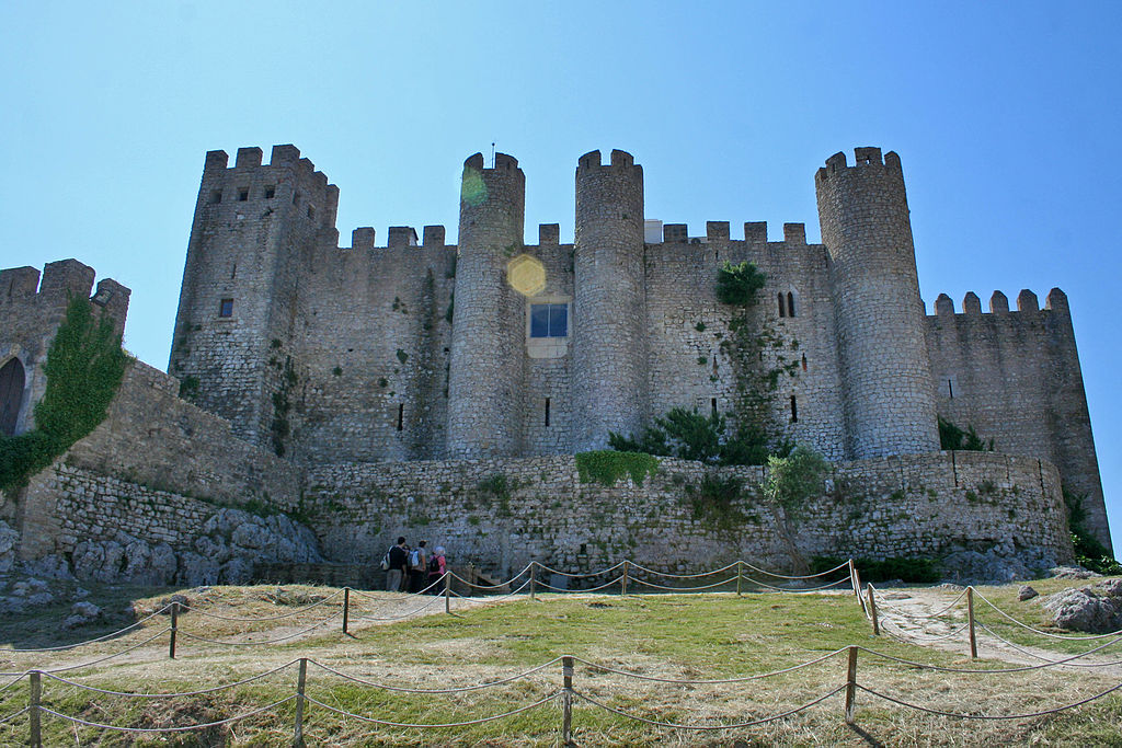 Um castelo medieval português.