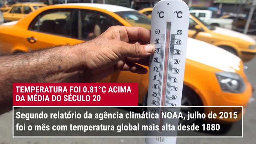 A alta temperatura de julho (e outras duas notícias)