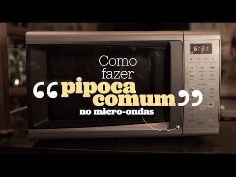 Como fazer pipoca comum no micro-ondas – HACK #1