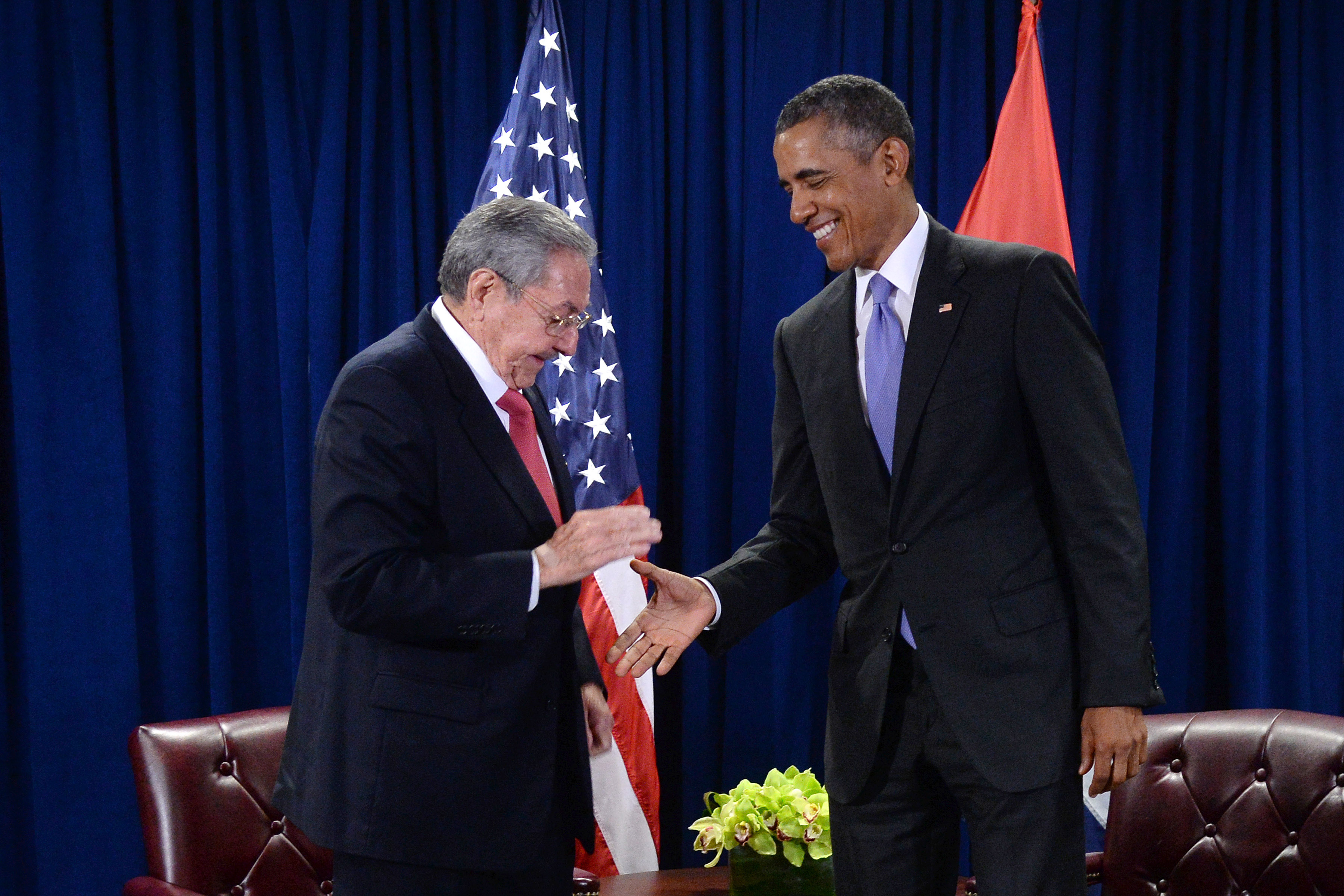 barack obama e raul castro