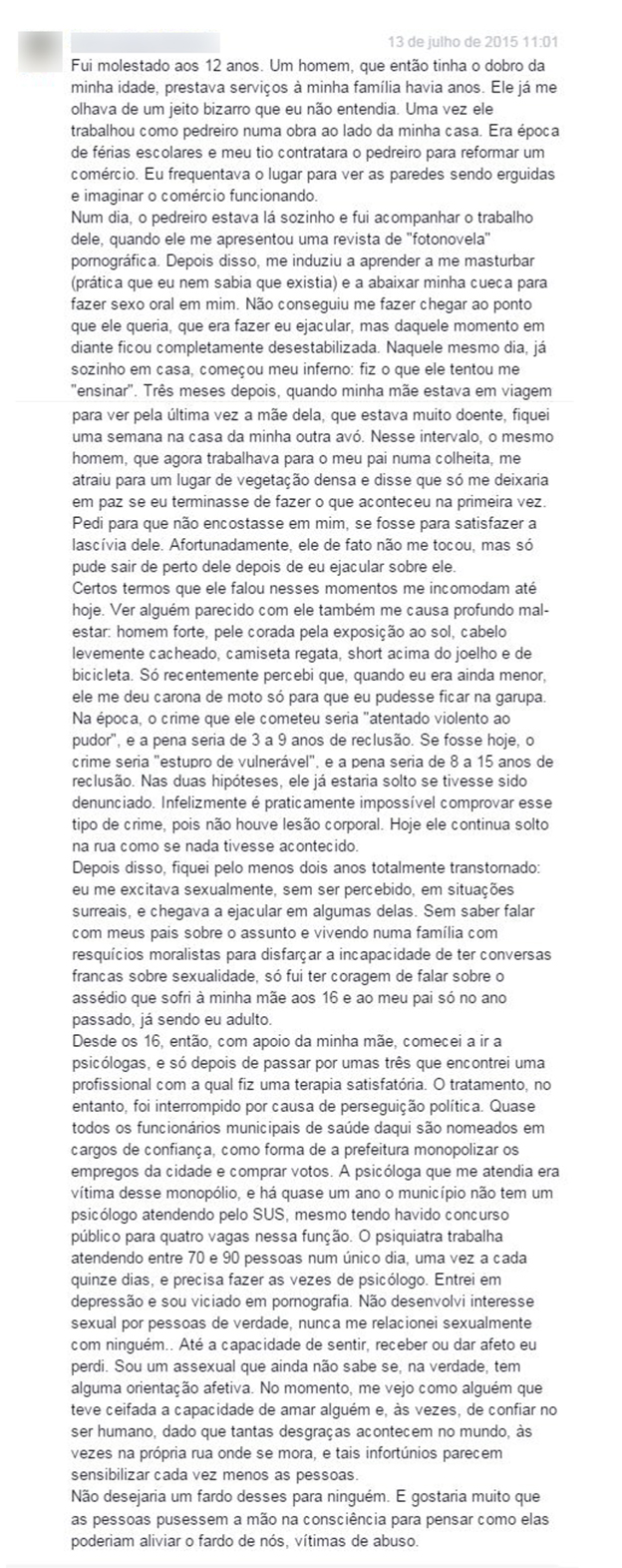 Estupros homens