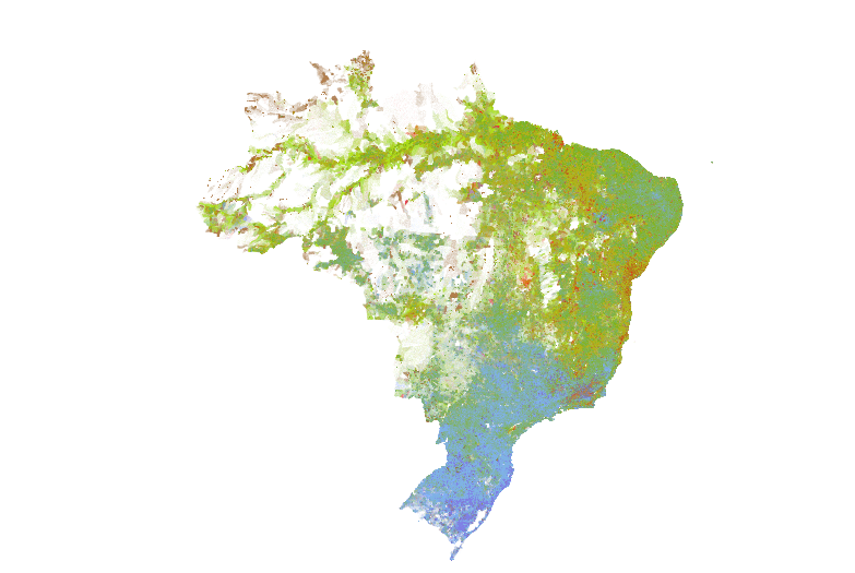 Mapa racial do Brasil