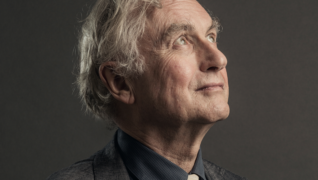 Foto do biólogo britânico Richard Dawkins, um famoso ateu.