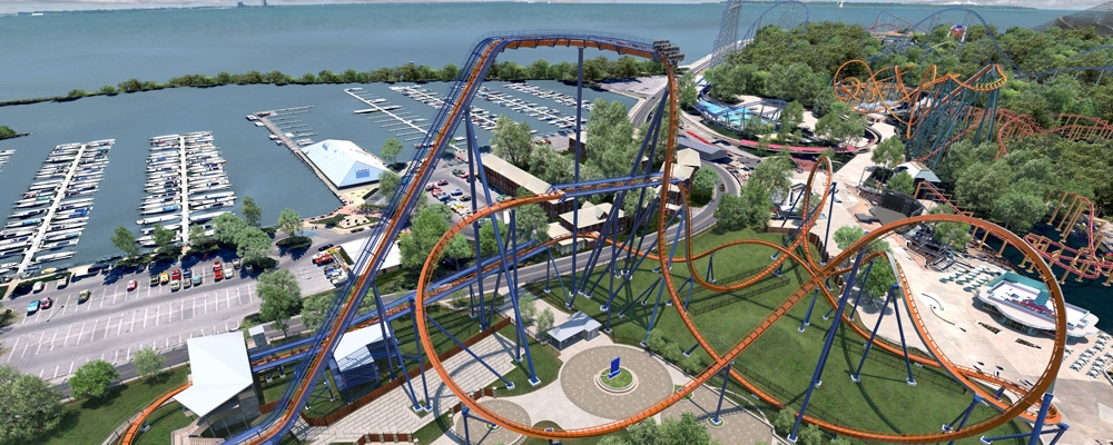 Parque nos EUA constrói hiper montanha-russa com queda de 67 metros; veja vídeo