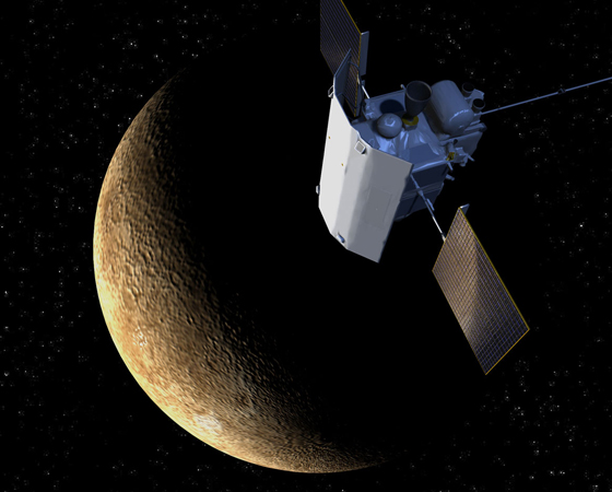 MESSENGER (Lançamento: 2004) - A primeira sonda a orbitar Mercúrio demorou 6 anos e meio para chegar ao menor planeta do Sistema Solar. Desde então, a missão vem cumprindo o feito inédito de mapear toda a superfície do planeta - ela já nos enviou quase 100 mil fotos em alta resolução.