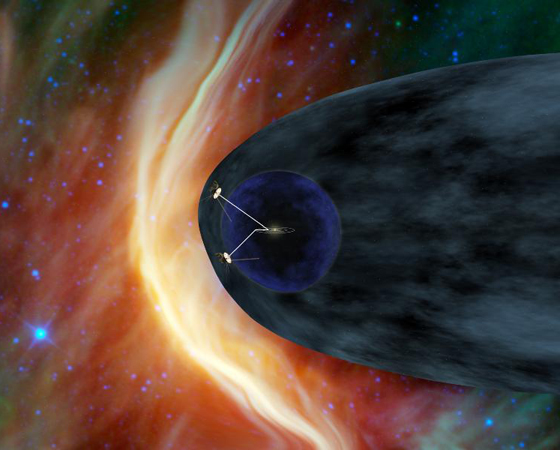 Voyager 1 e 2 (Lançamento: 1977) - Esta é a missão mais longa em atividade no espaço. Voyager 1 é o artefato produzido pelo homem mais distante da Terra e está prestes a sair do Sistema Solar. Uma curiosidade: ambas carregam um disco com sons e imagens da Terra selecionados por uma comissão presidida por Carl Sagan. Vai que... Voyager 1 e 2 (Lançamento: 1977) - Esta é a missão mais longa em atividade no espaço. Voyager 1 é o artefato produzido pelo homem mais distante da Terra e está prestes a sair do Sistema Solar. Uma curiosidade: ambas carregam um disco com sons e imagens da Terra selecionados por uma comissão presidida por Carl Sagan. Vai que...