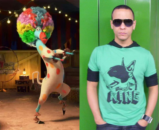 Dublador: Felipe Grinnan. Faz sucesso como a zebra Marty de Madagascar. Já deu voz a personagens de Jake Gyllenhaal, Jude Law, Orlando Bloom e Jared Leto. Dublador: Felipe Grinnan. Faz sucesso como a zebra Marty de Madagascar. Já deu voz a personagens de Jake Gyllenhaal, Jude Law, Orlando Bloom e Jared Leto.