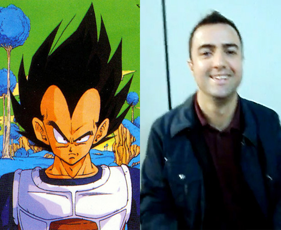 Dublador: Alfredo Rollo. Deu voz ao Vegeta (Dragon Ball Z e a personagens do Heath Ledger (como O Segredo de Brokeback Mountain).