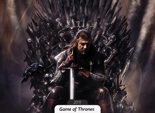 Nem piadinhas geeks, nem camisetas de super-heróis. O que faz de Game of Thrones um grande sucesso nerd é que a série parece a dramatização de uma grande aventura de RPG. E tem dragões! Game of Thrones é baseada nos livros de George R. R. Martin (que, por sua vez, se inspirou em J. R. R. Tolkien). A segunda temporada vai ao ar em 2012. Nem piadinhas geeks, nem camisetas de super-heróis. O que faz de Game of Thrones um grande sucesso nerd é que a série parece a dramatização de uma grande aventura de RPG. E tem dragões! Game of Thrones é baseada nos livros de George R. R. Martin (que, por sua vez, se inspirou em J. R. R. Tolkien). A segunda temporada vai ao ar em 2012.
