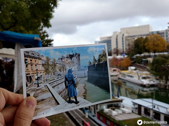 Os canais formados pelo Rio Sena também serviram de inspiração para Assassins Creed. Os canais formados pelo Rio Sena também serviram de inspiração para Assassins Creed.