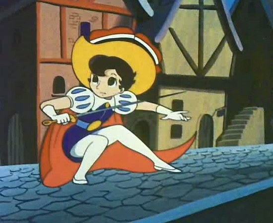 A Princesa e o Cavaleiro (1967) é um anime que conta a história de Safiri, uma princesa que finge ser um garoto.