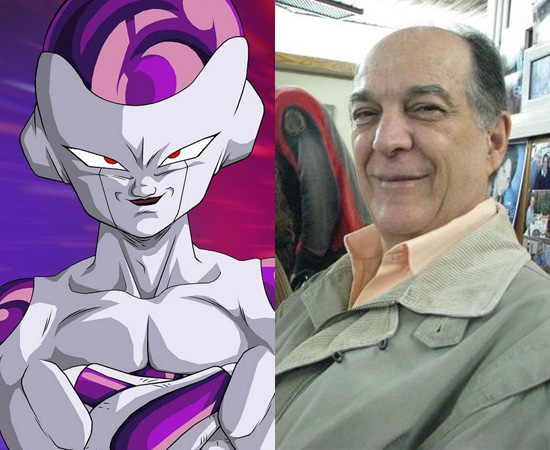 Dublador: Carlos Campanile. Fez a voz de Thor de Phecda (Cavaleiros do Zodíaco), Freeza (Dragon Ball Z), Super-Homem (série de TV), entre vários outros personagens. Dublador: Carlos Campanile. Fez a voz de Thor de Phecda (Cavaleiros do Zodíaco), Freeza (Dragon Ball Z), Super-Homem (série de TV), entre vários outros personagens.