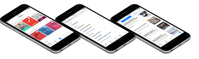 Uma das principais novidades do iOS 9 é o Apple News, um aplicativo que mostra notícias fornecidas pelos seus sites preferidos - e sobre os temas que interessam a você. Um leitor de RSS, muito parecido com o Flipboard - só que da Apple. Por enquanto, só oferece opções de conteúdo em inglês.