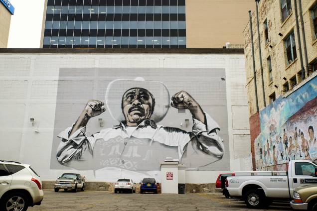 Obra do americano El Mac, em San Juan. Arte foi um dos murais dentro da edição do ano passado do Los Muros Hablan. Obra do americano El Mac, em San Juan. Arte foi um dos murais dentro da edição do ano passado do Los Muros Hablan.