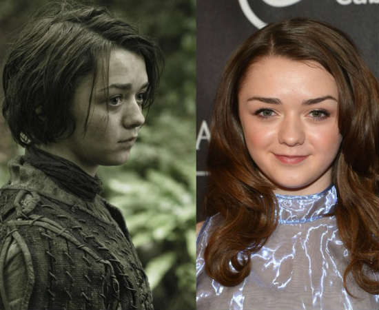 Em tapetes vermelhos, a intérprete de Arya Stark, Maisie Williams, contraria sua personagem - que se vestiu de garoto para sobreviver - e mostra seu lado feminino Em tapetes vermelhos, a intérprete de Arya Stark, Maisie Williams, contraria sua personagem - que se vestiu de garoto para sobreviver - e mostra seu lado feminino