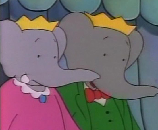 As Aventuras de Babar (1989) é um desenho animado baseado em um livro francês. Conta a história de Babar, um elefante que é coroado rei.