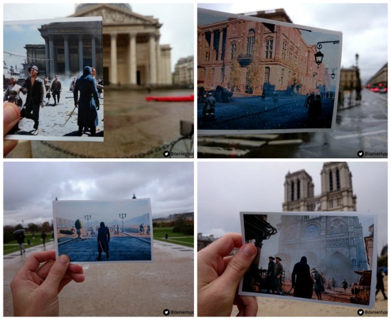 Uma batalha na Paris do século 18 é recriada no game Assassins Creed Unity. Um jogador resolveu percorrer as ruas da cidade e fotografar lugares que aparecem no game. Uma batalha na Paris do século 18 é recriada no game Assassins Creed Unity. Um jogador resolveu percorrer as ruas da cidade e fotografar lugares que aparecem no game.