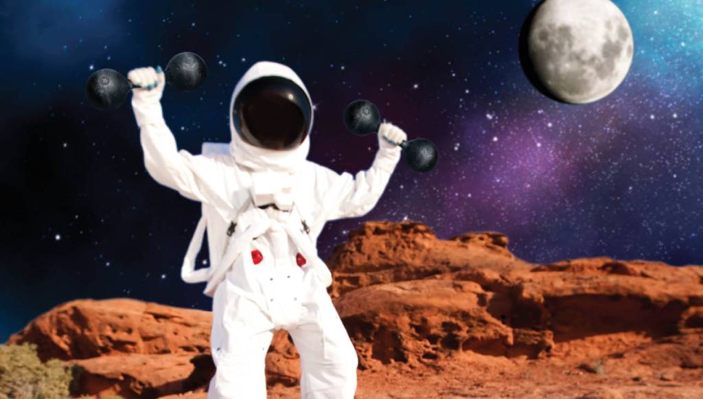 Astronautas ganham novo aparelho de ginástica