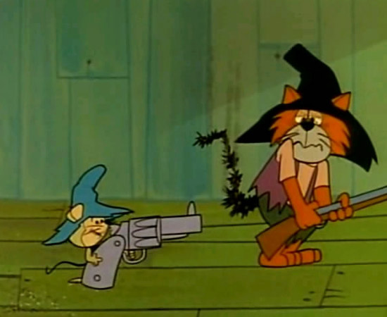 Bacamarte e Chumbinho (1964). É um desenho animado sobre um gato que persegue um rato. Soa familiar?