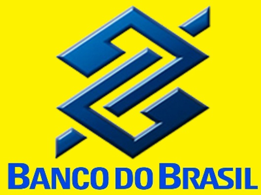 BANCO DO BRASIL - O logo do Banco do Brasil nada mais é do que duas letras B entrelaçadas de forma bem inusitada.