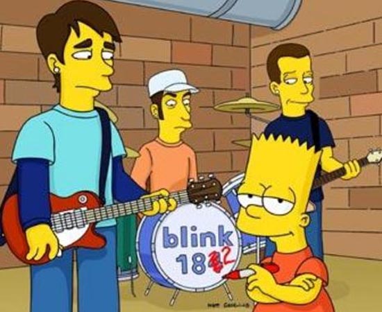 A banda americana Blink 182.