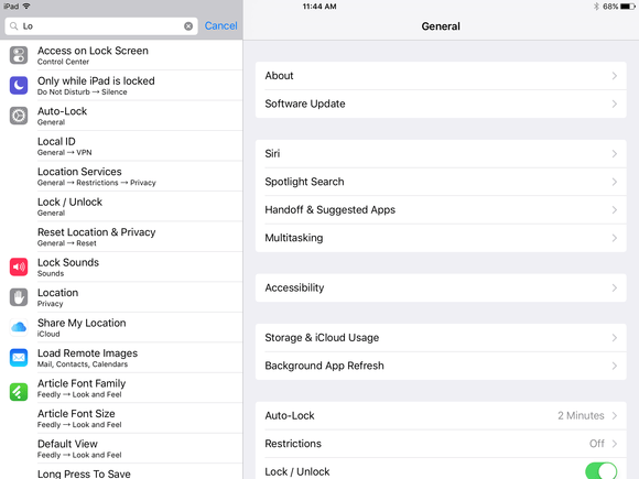 Quer mudar alguma configuração do iPad ou do iPhone? O iOS 9 tem um novo recurso que é pesquisável. Ao invés de ficar fuçando o que quer configurar, agora você apenas busca exatamente o que quer. Por exemplo: quero mudar meu toque do celular. É só pesquisar por isso. Quer mudar alguma configuração do iPad ou do iPhone? O iOS 9 tem um novo recurso que é pesquisável. Ao invés de ficar fuçando o que quer configurar, agora você apenas busca exatamente o que quer. Por exemplo: quero mudar meu toque do celular. É só pesquisar por isso.
