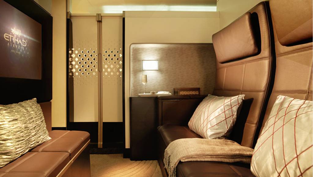 A primeira classe de R$ 150 mil, com quarto de casal e sala de TV