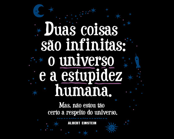 Se sua mãe anda estressada, dê uma camiseta estampada com uma das mais famosas frases de Albert Einstein Se sua mãe anda estressada, dê uma camiseta estampada com uma das mais famosas frases de Albert Einstein