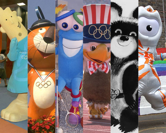 Desde que apareceram pela primeira vez, nas Olimpíadas de Inverno de 1968 em Grenoble (França), os mascotes olímpicos se tornaram um símbolo tradicional dos Jogos. Por isso, a SUPER reuniu todos os mascotes feitos desde essa época para você ir se preparando para as Olimpíadas de Londres, que começa no dia 27 de julho!