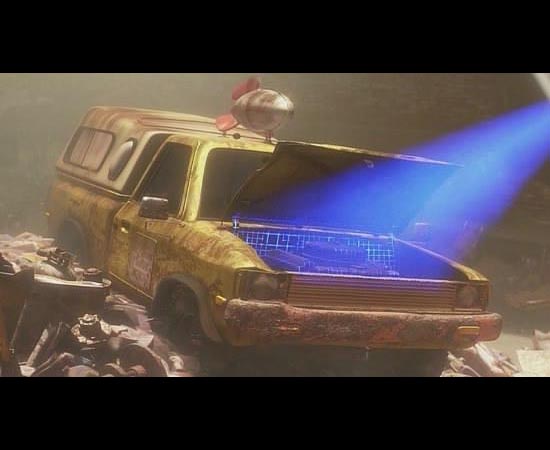 No filme Wall-E (2008), o veículo da Pizza Planet aparece todo enferrujado na Terra. A robô EVA até o escaneia durante sua missão exploratória.