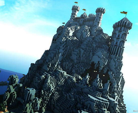 Já este castelo é a sede da Casa Lannister, de Game of Thrones: Casterly Rock.