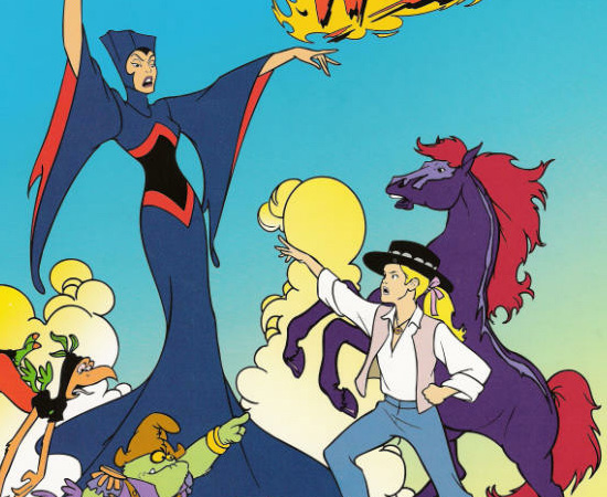 Cavalo de Fogo (1986) é um desenho animado que conta a história de uma princesa que perdeu a família (e o direito ao trono). Ela viaja entre dimensões, montada no Cavalo de Fogo. Cavalo de Fogo (1986) é um desenho animado que conta a história de uma princesa que perdeu a família (e o direito ao trono). Ela viaja entre dimensões, montada no Cavalo de Fogo.