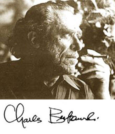 Charles Bukowski, autor de Crônica de um amor louco. Charles Bukowski, autor de Crônica de um amor louco.