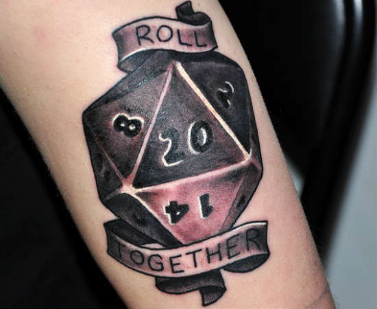 Quem curte RPG (e tattoos) vai gostar dessa! Quem curte RPG (e tattoos) vai gostar dessa!