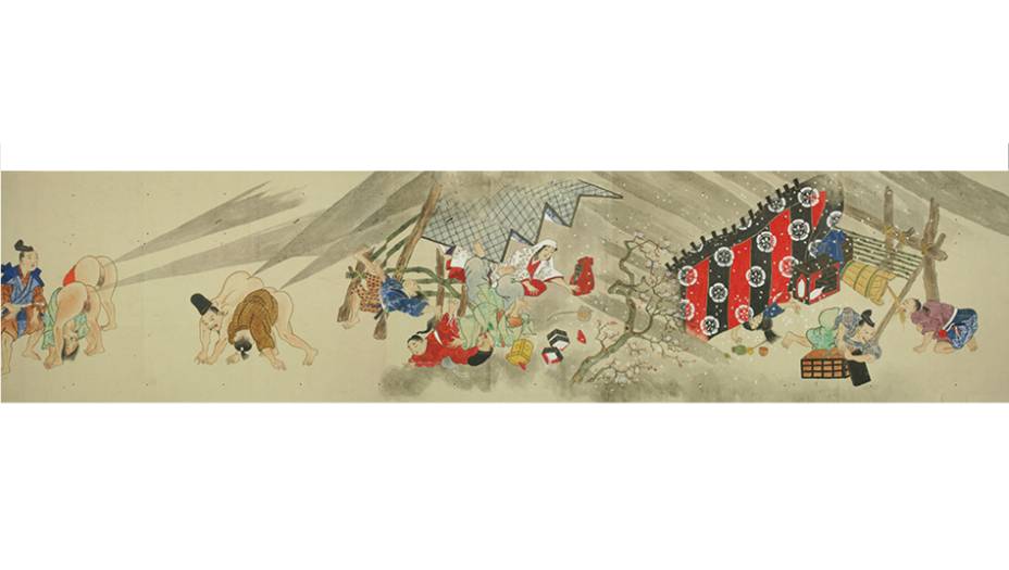 Aqui, dá para ter uma ideia da cronologia do Hen Gassen: essas são as últimas ilustrações do pergaminho, que mostram o ataque final e fatal dos japas. Placar: Japão 7, Europa 1. Aqui, dá para ter uma ideia da cronologia do Hen Gassen: essas são as últimas ilustrações do pergaminho, que mostram o ataque final e fatal dos japas. Placar: Japão 7, Europa 1.