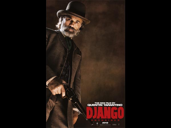 O novo filme do diretor Quentin Tarantino, Django Livre, estreará aqui no Brasil no dia 18 de janeiro de 2013. No longa, Christoph Waltz interpreta Dr. King Schultz, um caçador de recompensas que liberta Django. Clique em Leia Mais para ver a imagem em tamanho maior.