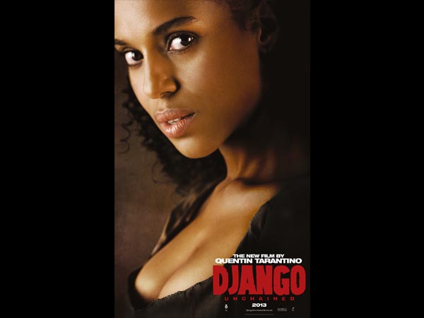 A atriz Kerry Washington interpreta a esposa de Django, Broomhilda Von Shaft. Clique em Leia Mais para ver a imagem em tamanho maior.