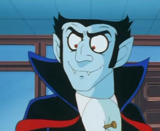 Don Drácula (1979) é um anime sobre um vampiro que se muda para o Japão para fugir de Van Helsing. Don Drácula (1979) é um anime sobre um vampiro que se muda para o Japão para fugir de Van Helsing.