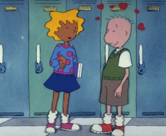 Doug Funny (1991) é um desenho animado sobre um garoto muito tímido que se apaixona por Paty Maionese.