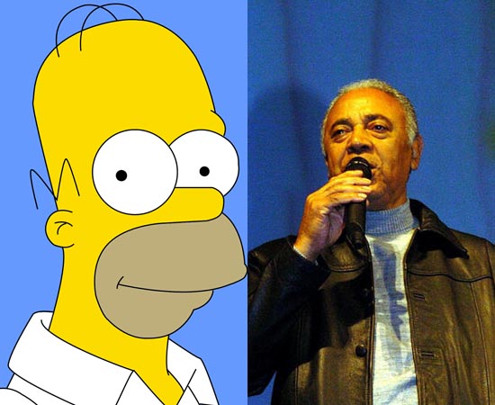 Dublador: Waldyr Santanna. Imortalizou a voz de Homer Simpson. Já fez vários trabalhos de dublagem para personagens de Eddie Murphy.