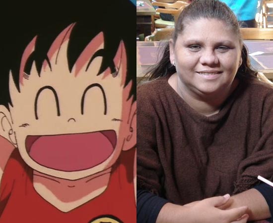 Dubladora: Úrsula Bezerra. Fez a dublagem de Goku criança em Dragon Ball, Judy (Quebra-Cabeça) e Naruto (Naruto). Dubladora: Úrsula Bezerra. Fez a dublagem de Goku criança em Dragon Ball, Judy (Quebra-Cabeça) e Naruto (Naruto).