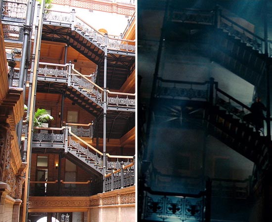 O Edifício Bradbury também foi locação do filme Blade Runner (1982).