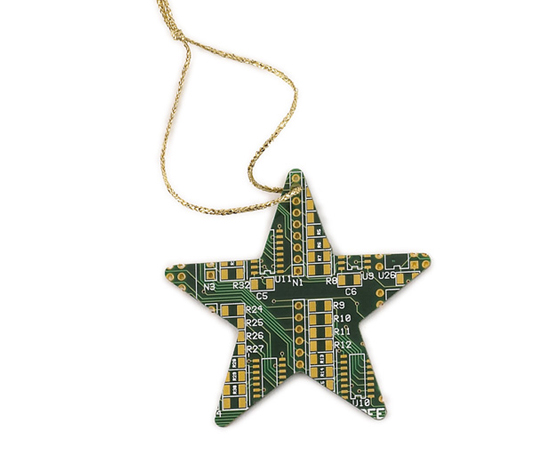 Enfeite Estrela de Circuitos - £ 3,00 (Nigels Eco Store) Enfeite Estrela de Circuitos - £ 3,00 (Nigels Eco Store)