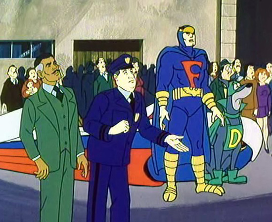 Falcão Azul e Bionicão são uma dupla de super-heróis que combate o crime de Cidadópolis. Falcão Azul e Bionicão são uma dupla de super-heróis que combate o crime de Cidadópolis.