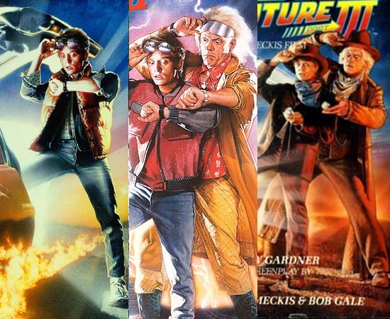 FILMES E SÉRIE - Após De Volta para o Futuro, outros dois filmes da saga foram produzidos: De Volta para o Futuro II (1989) e De Volta para o Futuro III (1990). Além disso, houve um desenho animado com duas temporadas de 13 capítulos, cada.