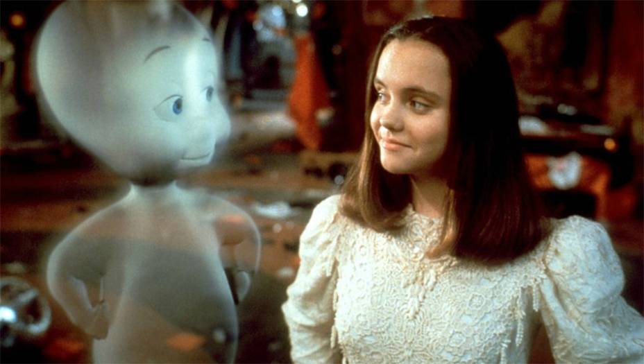 Christina Ricci era uma das atrizes mirins mais famosas da década. Ela era a estrela de <em>Gasparzinho - O fantasminha camarada</em>, que misturava mistério, comédia, romance e drama. Morar em um grande casarão assombrado até podia ser interessante.