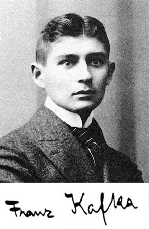Franz Kafka, autor de A Metamorfose.
