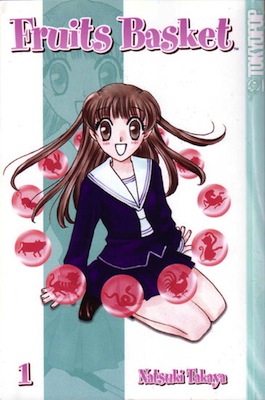 FRUITS BASKET, Natsuki Takaya (1999-2006): A série gira em torno de uma garota orfã chamada Tohru Honda. Um dia, ela conhece os primos Yuki, Kyo e Shigure Sohma, e descobre que eles são possuídos pelos animais do zodíaco Chinês e que podem se transformar nele. Considerado um Shojo, um mangá voltado para meninas, a série é bastante popular e mistura drama, comédia e romance.