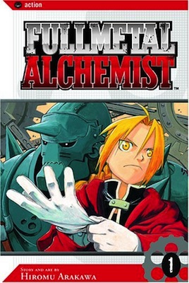 FULLMETAL ALCHEMIST, Hiromu Arakawa (2001-2010): Essa é uma história sombria sobre dois irmãos, Edward e Alphonse, que têm o poder da alquimia, ou seja, podem destruir uma coisa para criar algo inteiramente novo. Tudo começa quando eles tentam usar o poder para trazer a mãe de volta à vida e acabam com partes do corpo destruídas.  Ao tentar encontrar a pedra filosofal, objeto que seria capaz de devolver-lhes o corpo, eles acabam se metendo em uma trama cheia de mortes e intrigas.