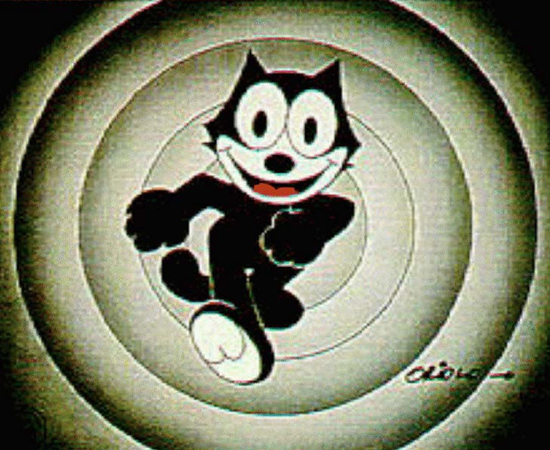 Gato Félix (1953) é um desenho sobre um gato que carrega uma bolsa mágica.
